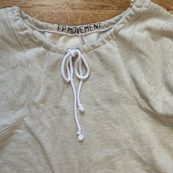 Free People Movement Women’s For The Win Off The Shoulder Sweatshirt - Picture 9 of 15
